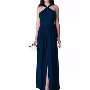 Bill Levkoff dress in evergreen